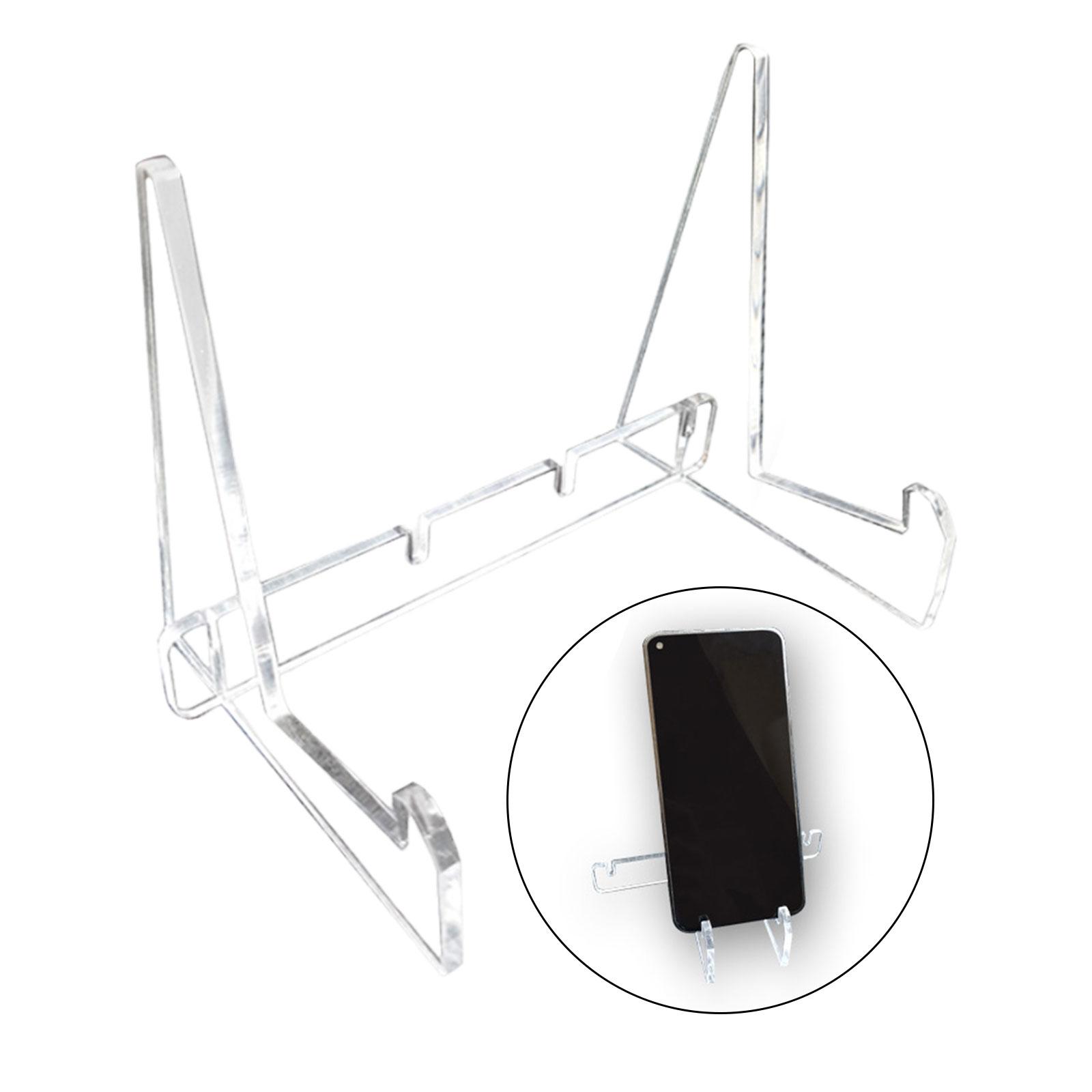 Clear Acrylic Book Stand Holder - アクリル製ブックスタンド 読書用ブックディスプレイホルダー 安定したクリアブックレストブック