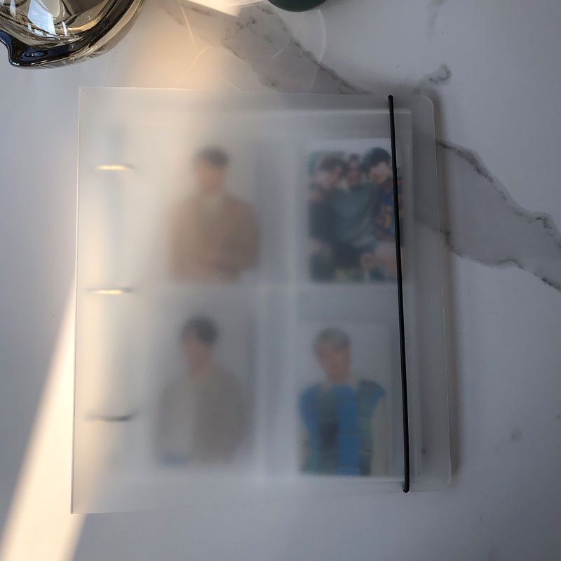 ミニアルバムフォトカードバインダー、写真のスクラップブック、 - Kpop Photo Card Binder 3 Inch のレビューと価格
