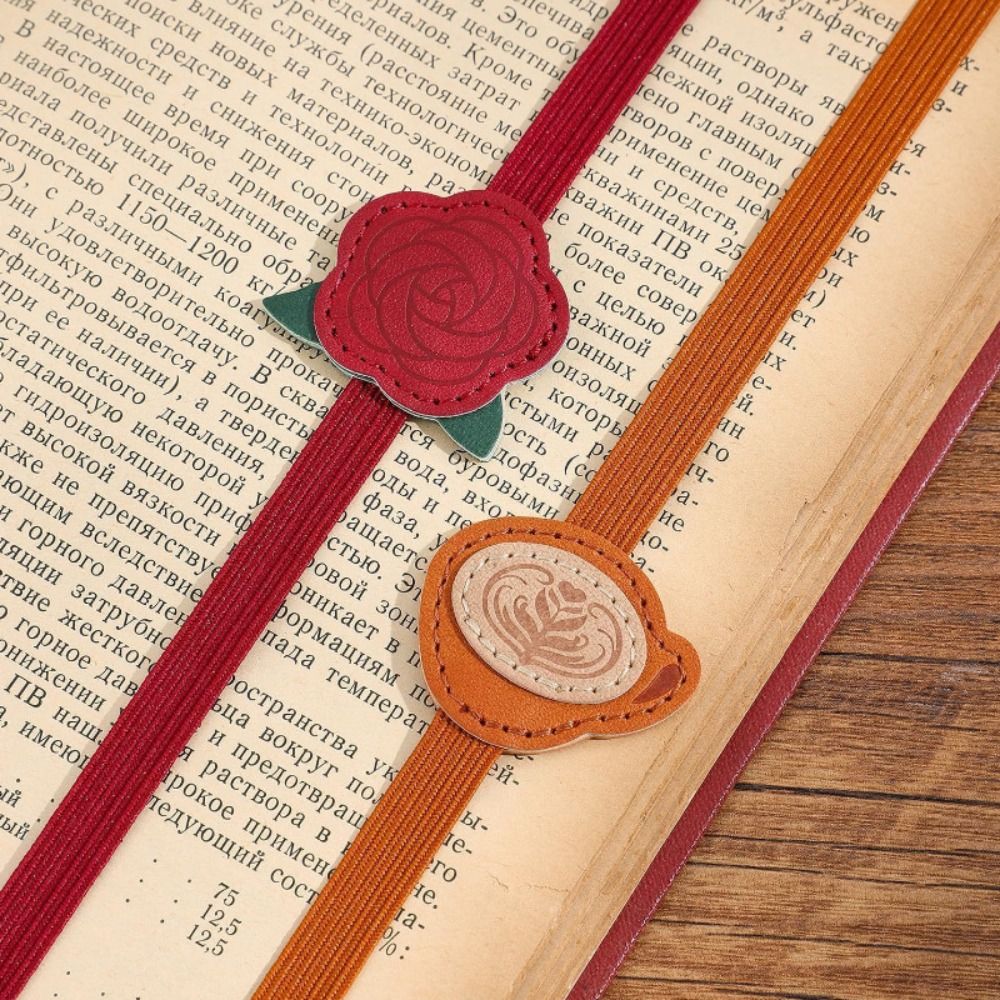 ヴィンテージ弾性バンドレザーブックマーク紛失防止多用途 PU - Vintage Leather Journal Notebook のレビューと価格
