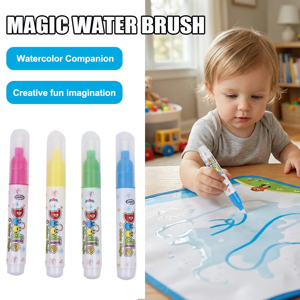 1/4 個再利用可能なマジックウォーターペン、水描画ブック用 - Reusable Water Magic Coloring Book のレビューと価格