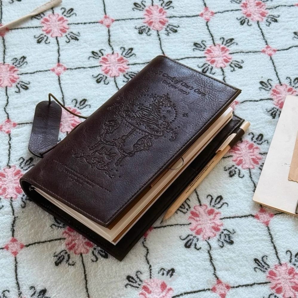 ヴィンテージブラックノートブック PU レザー空白クラフト日 - Vintage Leather Journal Notebook のレビューと価格