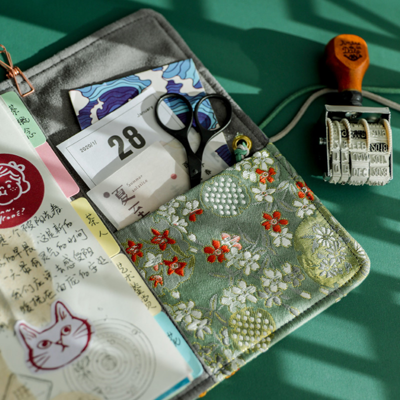 女の子のための美しいノートブック布カバーレトロ中国風ルーズリ - Vintage Leather Journal Notebook のレビューと価格