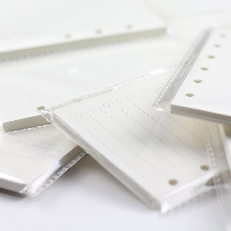 A5 A6 ルーズリーフノート リフィル スパイラルバインダ - A5 Spiral Dotted Grid Notebook のレビューと価格