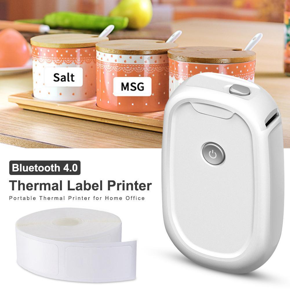 ミニワイヤレスポータブルラベル製造機,ポケットプリンター,サ - Mini Pocket Thermal Printer Paper Roll のレビューと価格