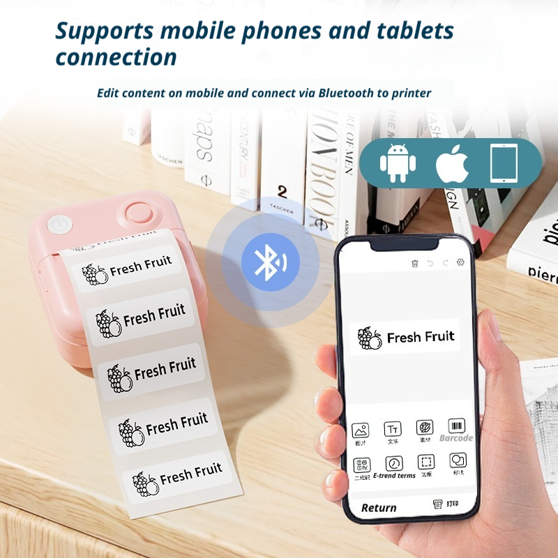 ミニポケット Bluetooth サーマルプリンター写真ステ - Mini Pocket Thermal Printer Paper Roll のレビューと価格