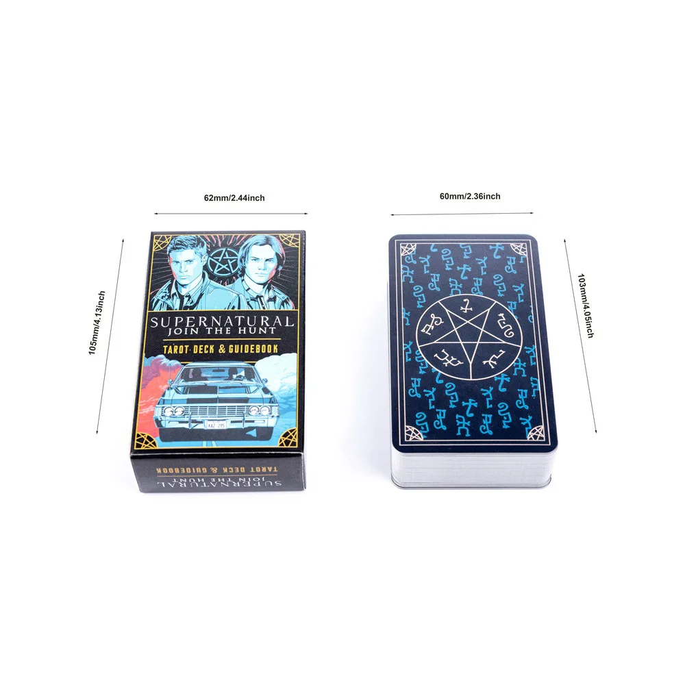 スーパーナチュラルタロットデッキとガイドブック付きカードゲー - Tarot Deck With Guidebook のレビューと価格