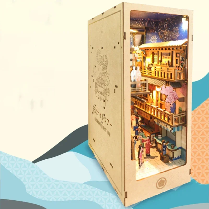 日本のレトロDIY木製ブックヌックシェルフインサートミニチュ - Diy Wooden Book Nook Kit Shelf Insert のレビューと価格