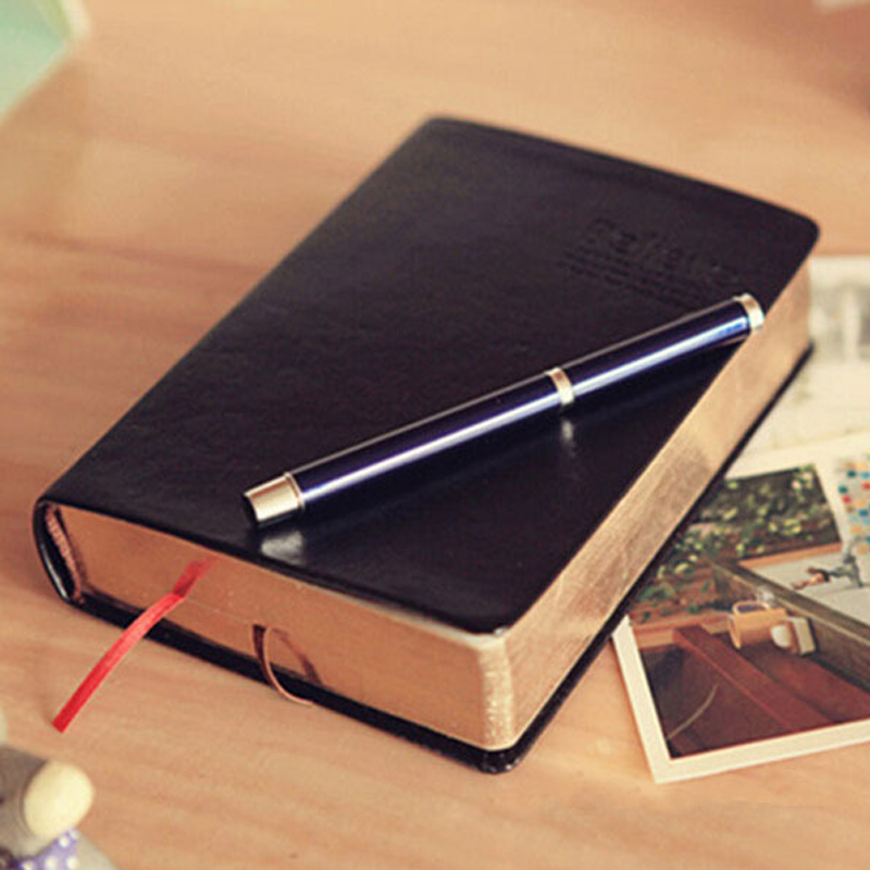 ヴィンテージ厚手の革の聖書のノートブック,空白の日記,レトロ - Vintage Leather Journal Notebook のレビューと価格