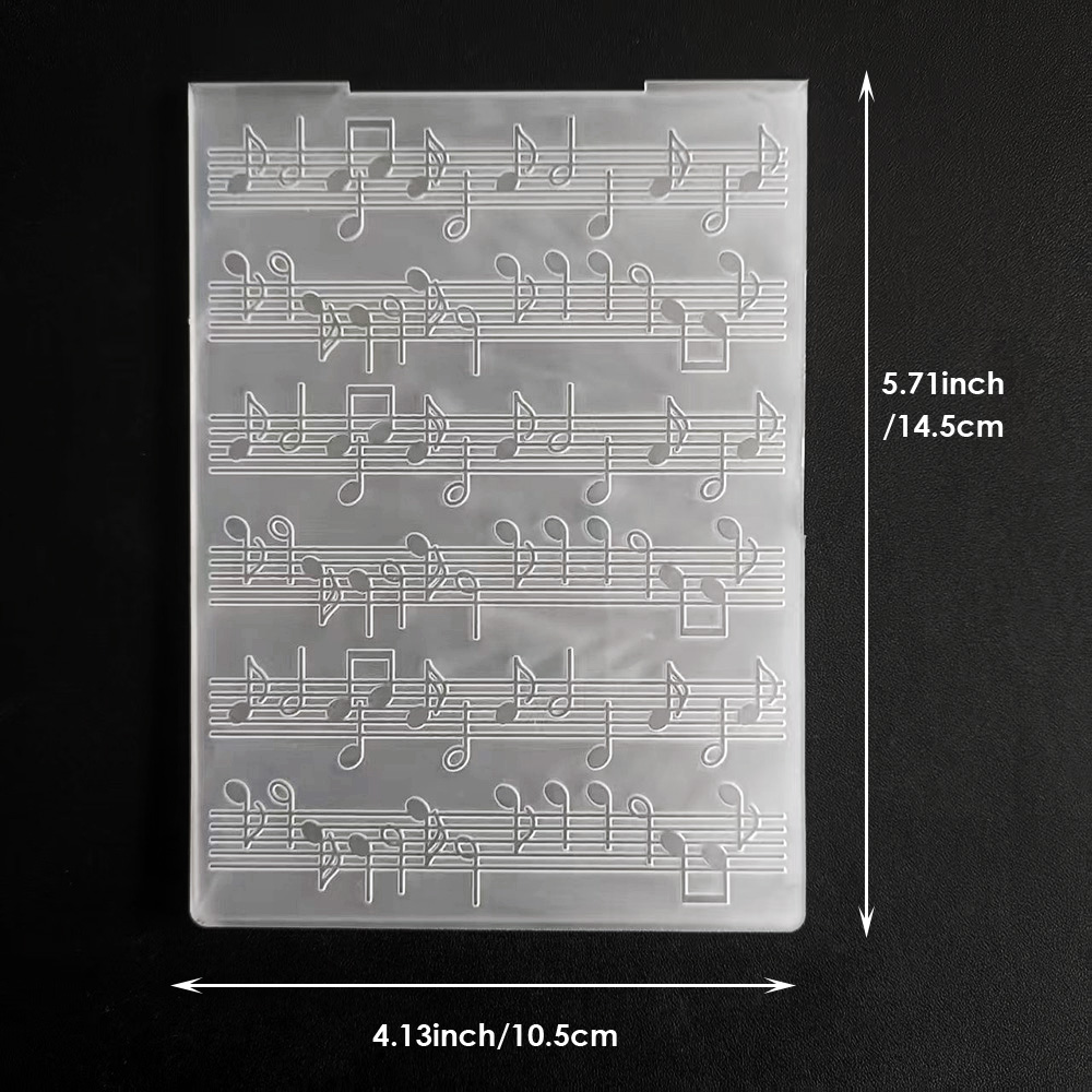2D/音符/エンボスフォルダーカード作成用エンボス加工機テン - Blank Sheet Music Notebook のレビューと価格
